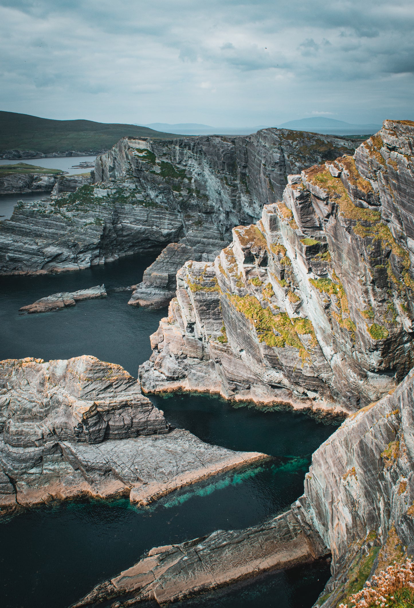 Les falaises de Kerry, co. Kerry