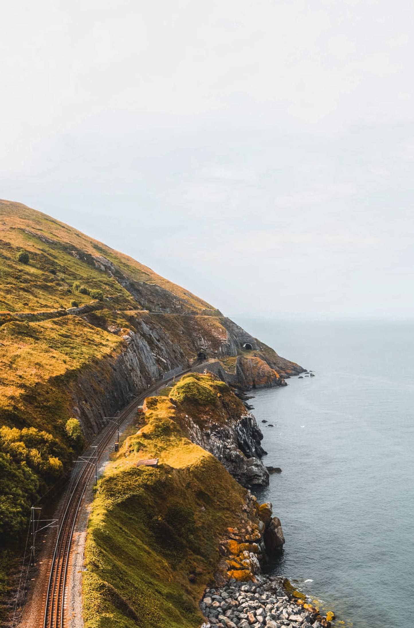 Une vue imprenable sur le littoral irlandais, co. Dublin